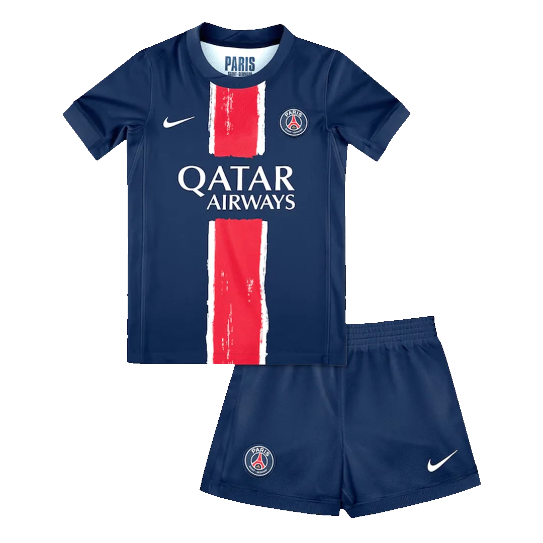 Kids PSG Home Soccer Jersey Kit (Jersey+Shorts) 2024/25