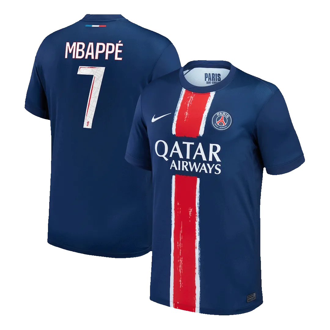Men's Mbapp?? #7 PSG Home Soccer Jersey Shirt 2024/25