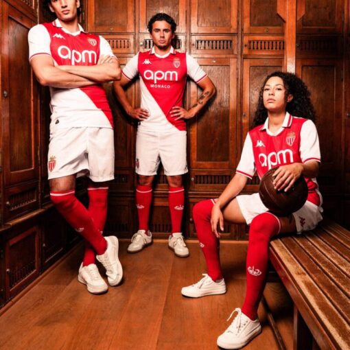 Maillot Domicile Monaco 2024/2025